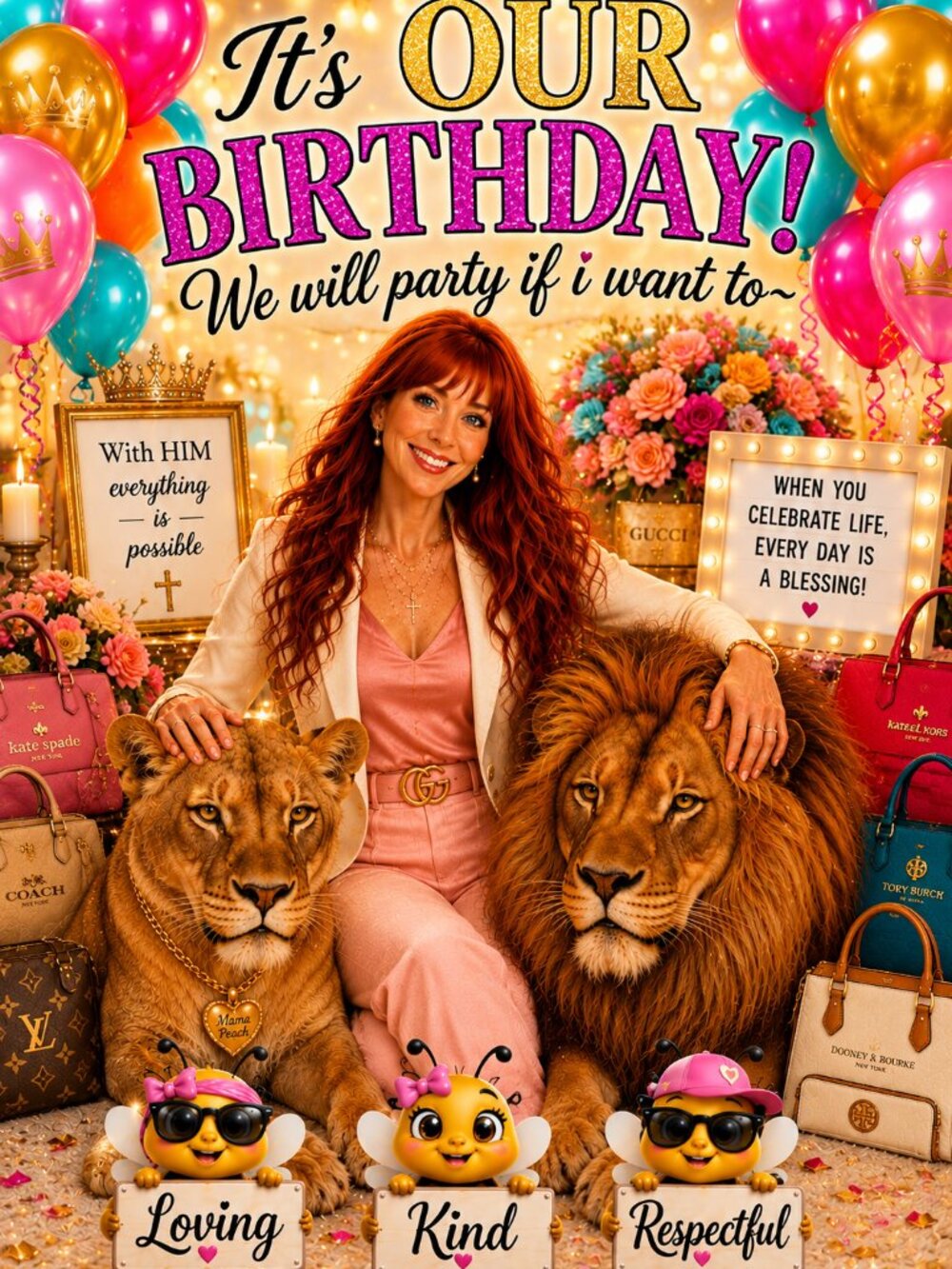 🎂 I will PARTY if i want to it's my BDAY! Giftable Items Share Show🥰NO callout